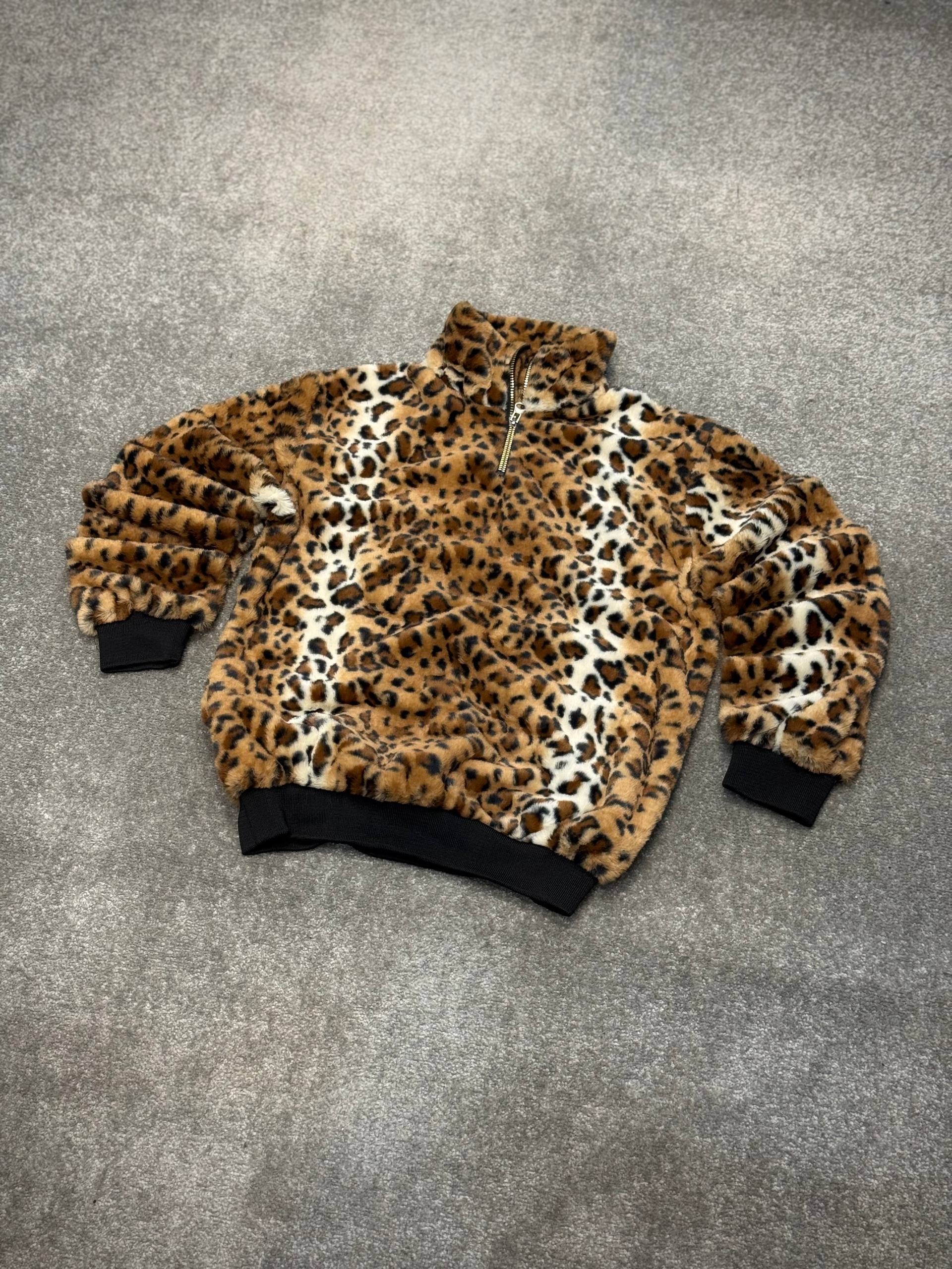 تدی نیم زیپ پلنگی